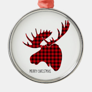 God jul Round Ornament Play Moose