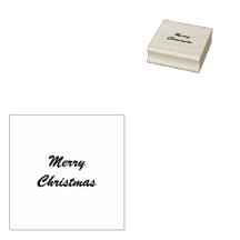 God jul Rubber Frimärke