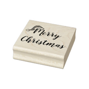 ’God jul’ Rubber Frimärke Stämpel