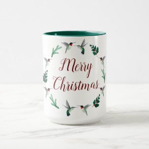 god jul Ruby-throated Hummingbird Mugg