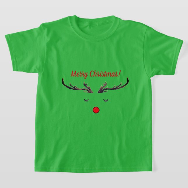God jul Rudolph 2 T-Shirt (Laydown)