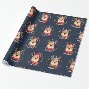 God jul Rudolph Presentpapper