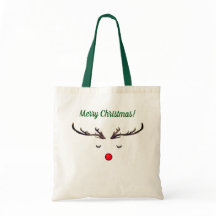 God jul Rudolph Tote Bag