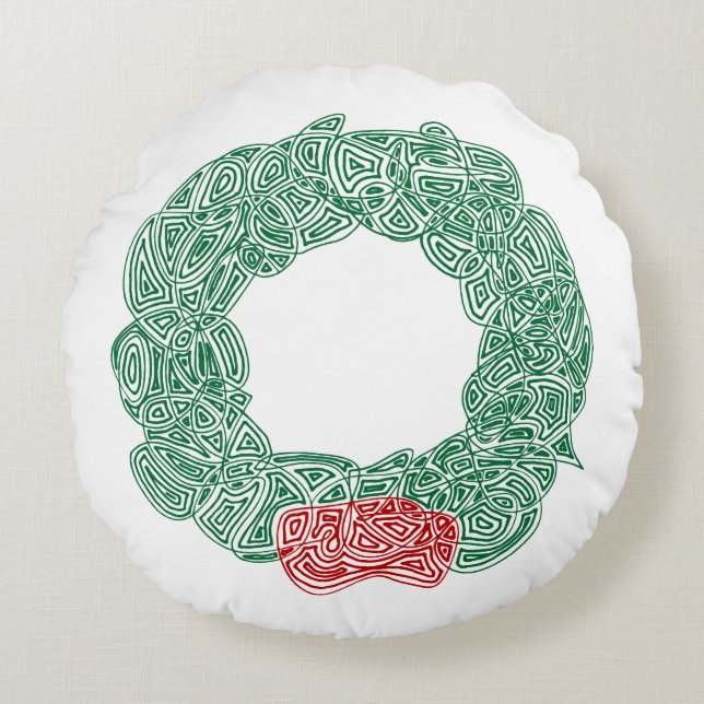 God jul rund kudde (Framsidan)