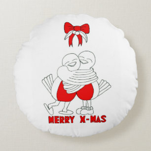 God jul rund kudde