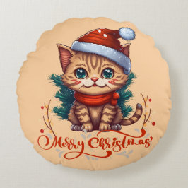 God jul rund kudde