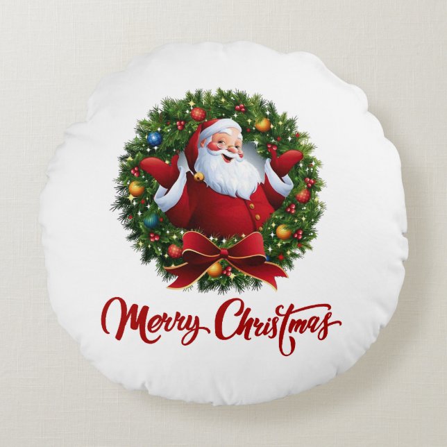 God jul rund kudde (Framsidan)