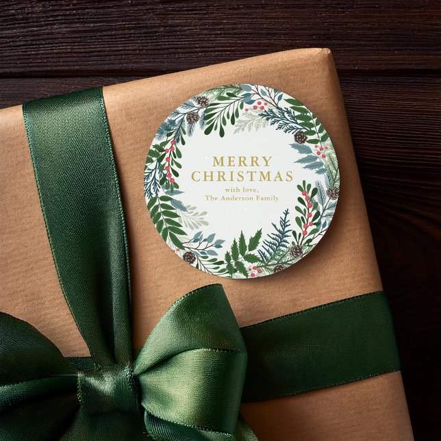 God jul runt klistermärke (Skapare uppladdad)