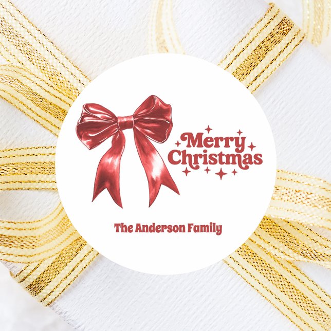 God jul runt klistermärke (Skapare uppladdad)