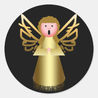 God jul runt klistermärke