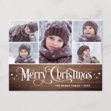 God jul Rustic 5 PHOTO Hälsning Helgdag