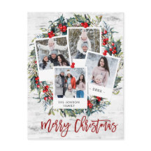 God jul Rustic Birch Bark 4 PHOTO Hälsning