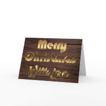 God jul Rustic Brown Wooden Fence Photo