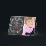 God jul Rustic Chalkboard Mistletoes Photo Helgkort<br><div class="desc">"Önskar dig en mycket God jul färgfull Hälsning-typografi i en rullad traditionell Vintage Ram, rustisk julkalkbräda med ett Helgdag-kort för felstavade bilder. Designad av tjock*fa*tin. Enkel att anpassa med egen text, bild eller bild. Kontakta tjock*fa*tin direkt om du vill ha anpassningsbar. Avgifter för anpassningsbar gäller. www.zazzle.com/fat_fa_tin www.zazzle.com/color_therapy www.zazzle.com/fatfatin_blue_knot www.zazzle.com/fatfatin_red_knot www.zazzle.com/fatfatin_mini_me...</div>