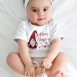 God jul Rustic Gnome i Red Buffalo Play T Shirt