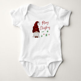 God jul Rustic Land Girl Gnome Helgdag T Shirt