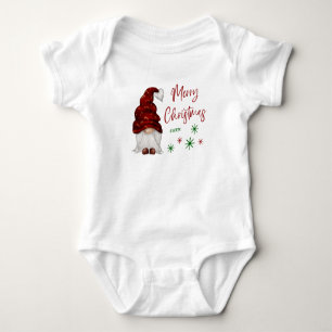 God jul Rustic Land Girl Gnome Helgdag T Shirt
