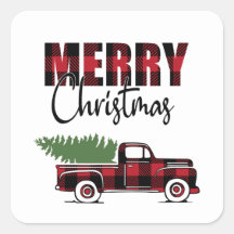 God jul Rustic Lastbil