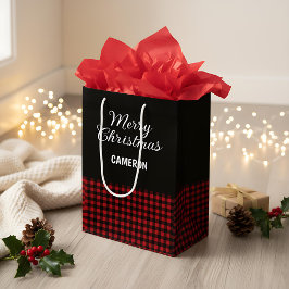 God jul Rustic Red & Black Buffalo Play