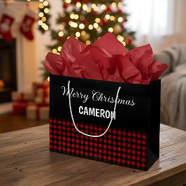 God jul Rustic Red & Black Buffalo Play