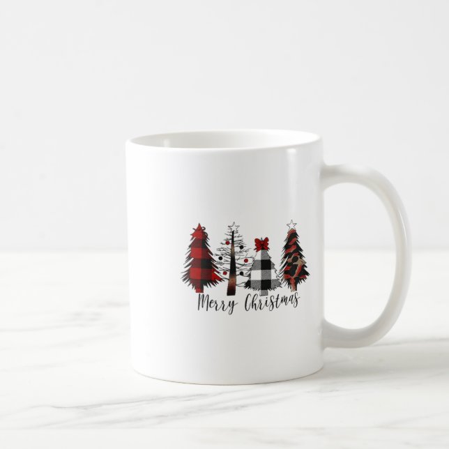God Jul Rutat Leopard Buffalo Julgran Kaffemugg (Höger)