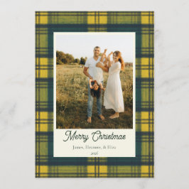 God Jul Rutatbild Familj Julkort