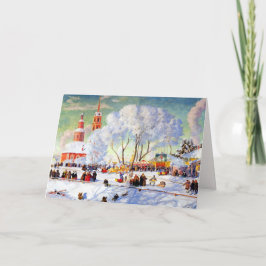 God Jul. Rysk konst-julkort Helgkort