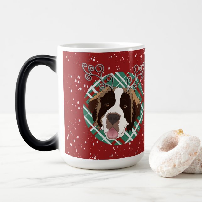 God Jul Saint Bernard Magisk Mugg (Med munk)