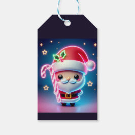 God jul Santa Candy Presentetikett