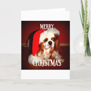 god jul santa cav helgkort