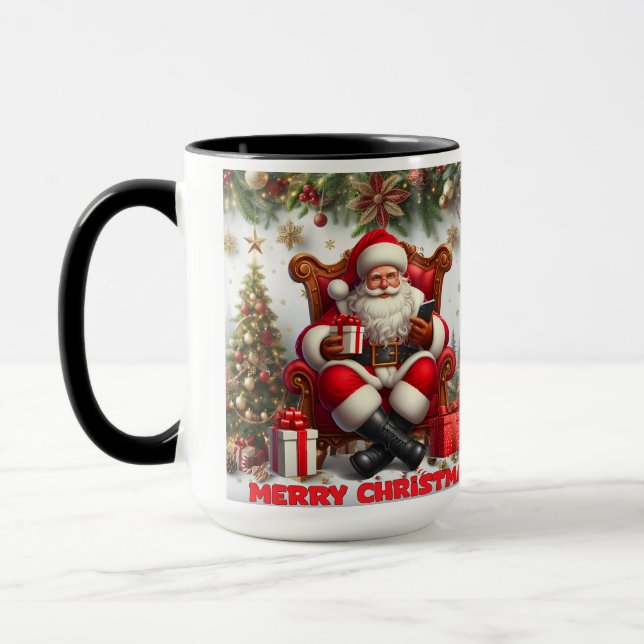 God jul Santa Classic Mugg (Vänster)