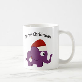 God jul! Santa Elephant Kaffemugg