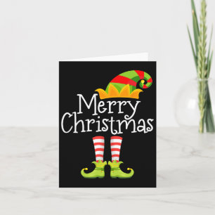 God jul Santa Elf Squad Reindeer Funny Xma Kort