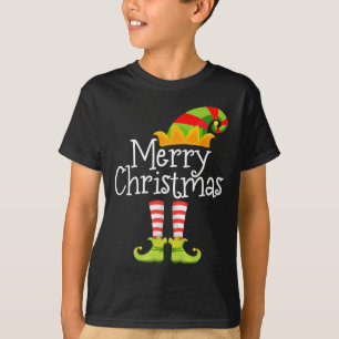 God jul Santa Elf Squad Reindeer Funny Xma T Shirt