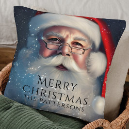 God jul Santa Festive Winter Helgdagars Kudde