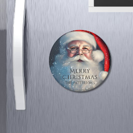 God jul Santa Festive Winter Helgdagars Magnet