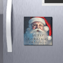 God jul Santa Festive Winter Helgdagars Magnet