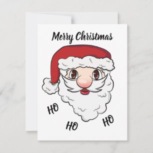 God jul Santa Funny Anpassade Julkort