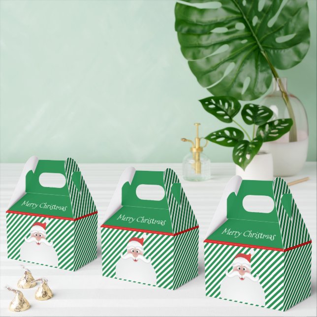 God jul Santa Gable Favor Box Presentaskar (Multipel)
