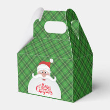 God jul Santa Gable Favor Box