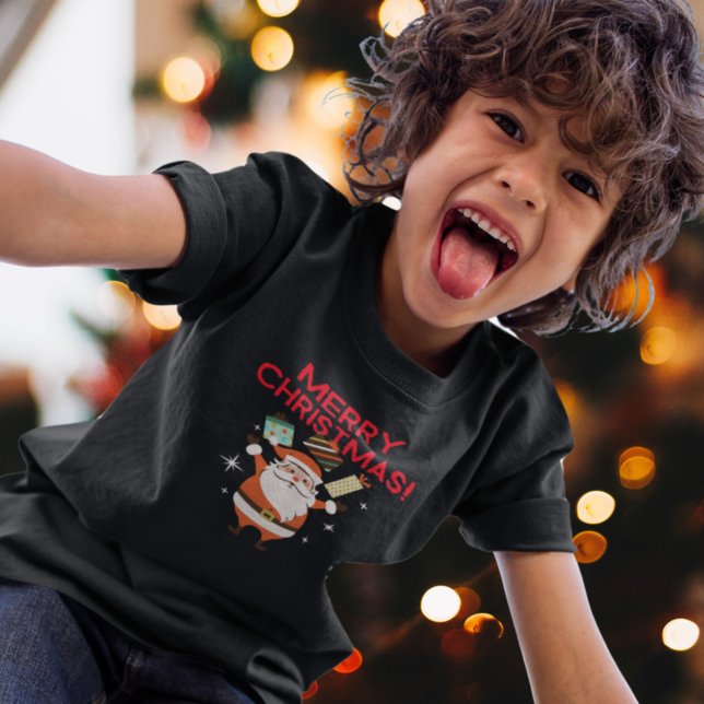 God jul Santa Gifts Helgdag T-Shirt (Skapare uppladdad)