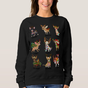 God jul Santa Hat Chihuahua jul Deco T Shirt