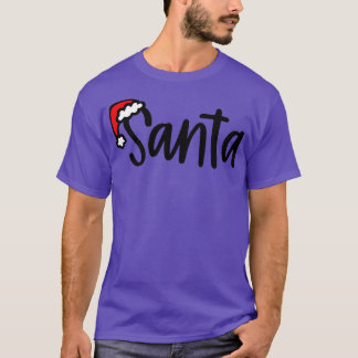 God jul Santa Hat-familjens jul T Shirt