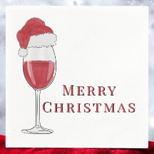 God jul Santa Hat Vin Glass Julfest