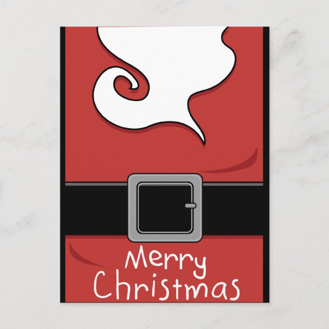 God jul Santa Helg Vykort (Framsida)