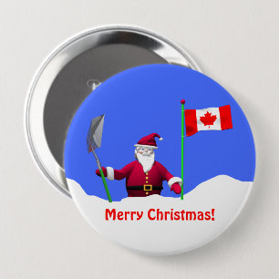 God jul Santa i Kanada Knapp