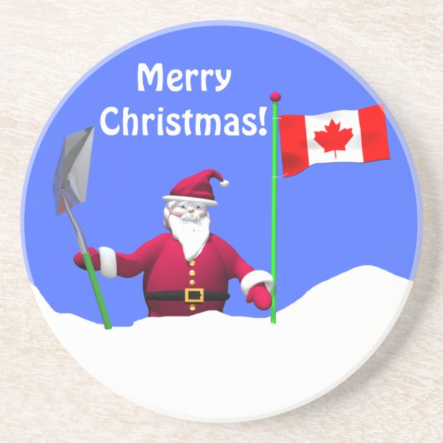 God jul Santa i Kanada Underlägg (Framsidan)