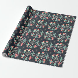 God Jul Santa kruk kaktus Presentpapper