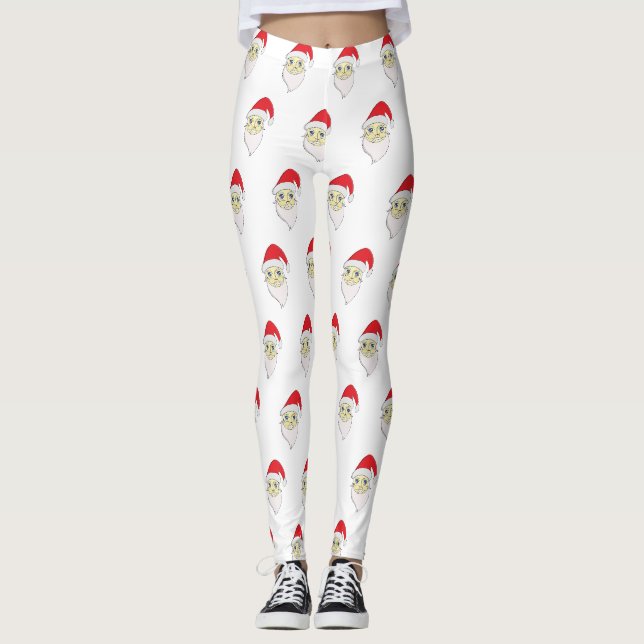 God jul Santa Leggings (Framsida)