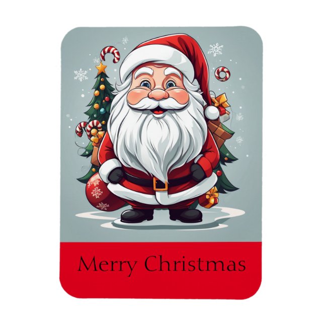 God jul Santa Magnet (Vertikal)